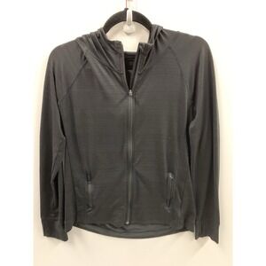 Athleta Full Zip Hoodie Performance Workout Black | Women's Large